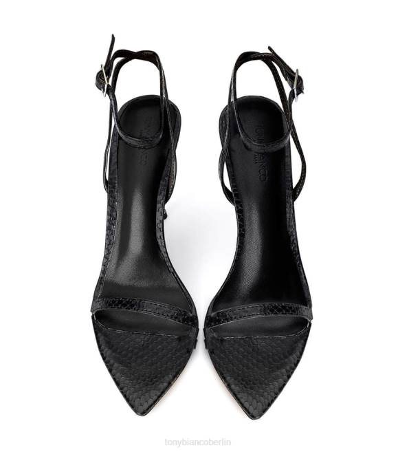 Stöckelschuhe| de Tony Bianco Frauen Myra-Heels schwarze Schlange 4624105